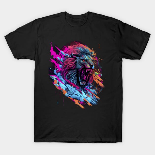 The Sound of the Wild: The Roar of the Lion T-Shirt by HaMa-Cr0w